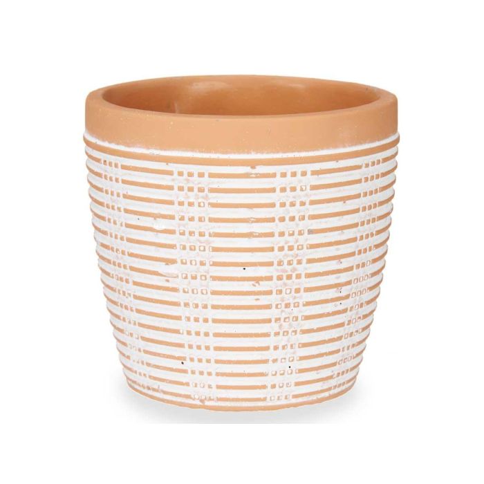 Maceta Terracota Rayada Redonda 13,5X13 Ibergarden (8 Unidades) 1 Maceta Terracota Rayada Redonda 13,5X13 Ibergarden (8 Unidades) 1