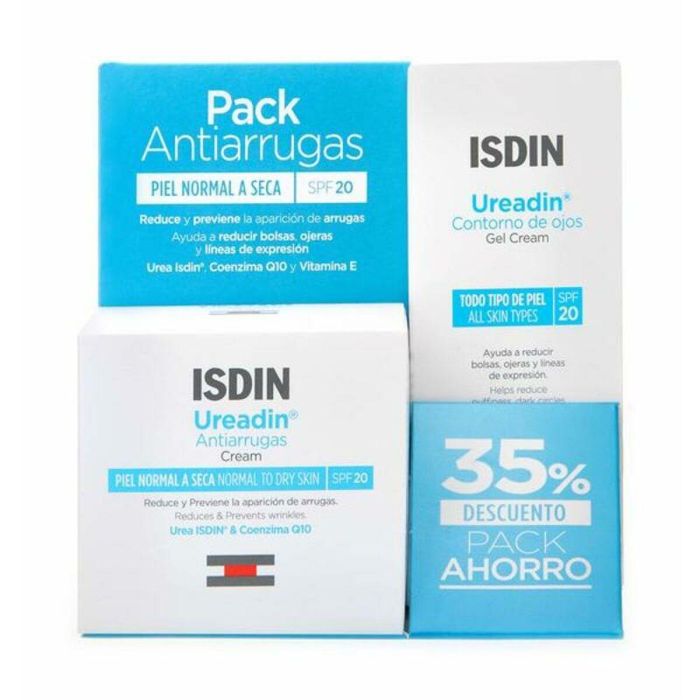 ISDIN Ureadin Hidratación Antiarrugas Lote 2 pz SPF20 para Piel Normal a Seca 0 ISDIN Ureadin Hidratación Antiarrugas Lote 2 pz SPF20 para Piel Normal a Seca 0