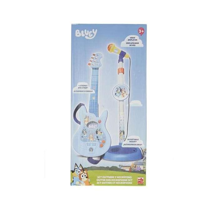 Reig Guitarra y Micrófono Bluey con Pie Extensible y Altura Regulable 60x30x17 cm 3