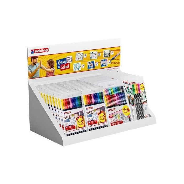 Rotulador Fibra Edding 1200 Bts 20 X 1200 Estuche De 10 5 X 1200 Estuche De 20 8 X 1200 Neon Blister De 4