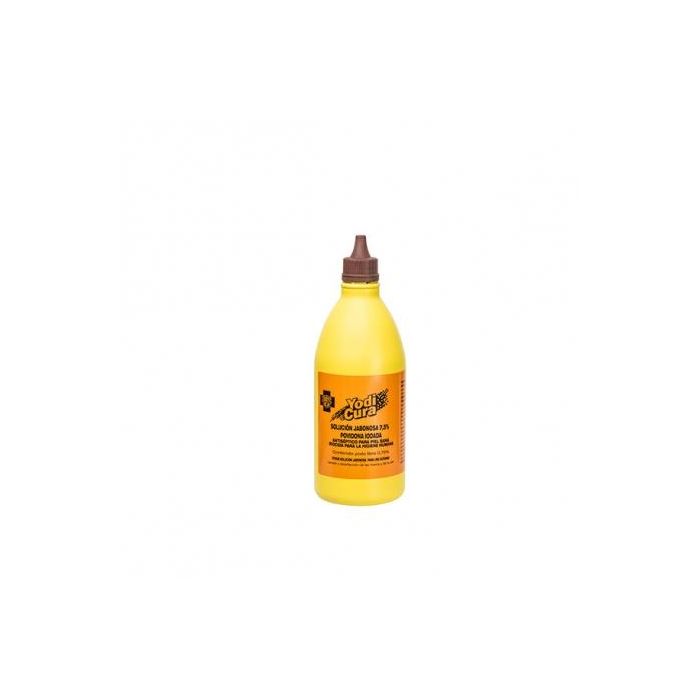 Yodicura Povidona Jabonosa 7,5% 500 mL - Antiséptico para Piel Sana, Ideal para Limpieza y Preparación Quirúrgica