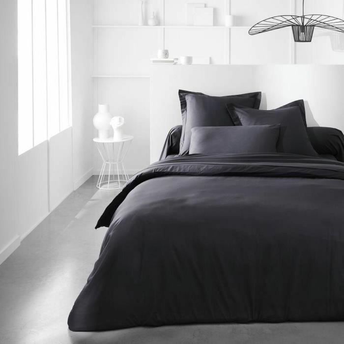 Hoy esencial Duytte Cover - 220 x 240 cm - 2 personas - 100% UNE Cotton - Charcoal 2