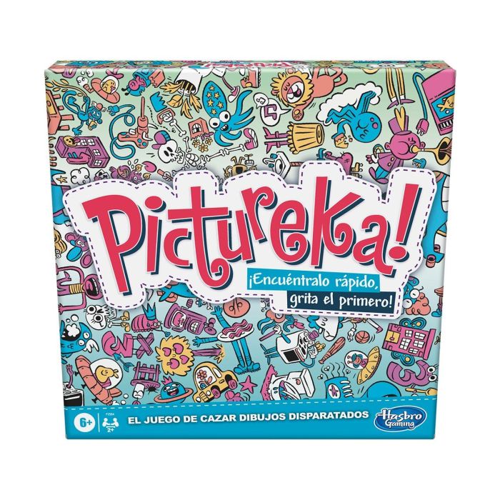 Hasbro Gaming F2564 Pictureka! Juego de Mesa de Dibujos para Encontrar Objetos Rápidamente, con Nuevas Tarjetas y Misiones, Español +6 años 2 Hasbro Gaming F2564 Pictureka! Juego de Mesa de Dibujos para Encontrar Objetos Rápidamente, con Nuevas Tarjetas y Misiones, Español +6 años 2