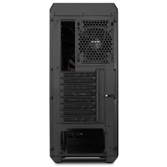 NOX Hummer Quantum Mini Torre ARGB con 4 Ventiladores de 120mm, Chasis de Cristal Templado, Soporte Placas ATX/mATX/ITX, Negro 4