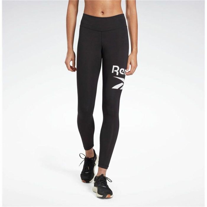 Mallas Deportivas de Mujer Reebok Rie Cotton Negro 5 Mallas Deportivas de Mujer Reebok Rie Cotton Negro 5