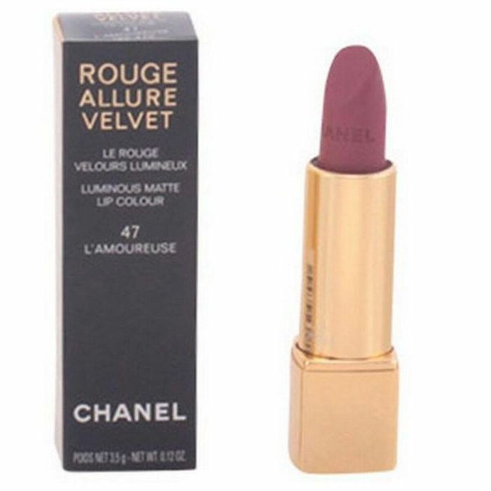 Chanel IL46A-III ROUGE ALLURE VELVET #43 La Favorite - Labial Mate Aterciopelado Hidratante Larga Duración 3.5g 23
