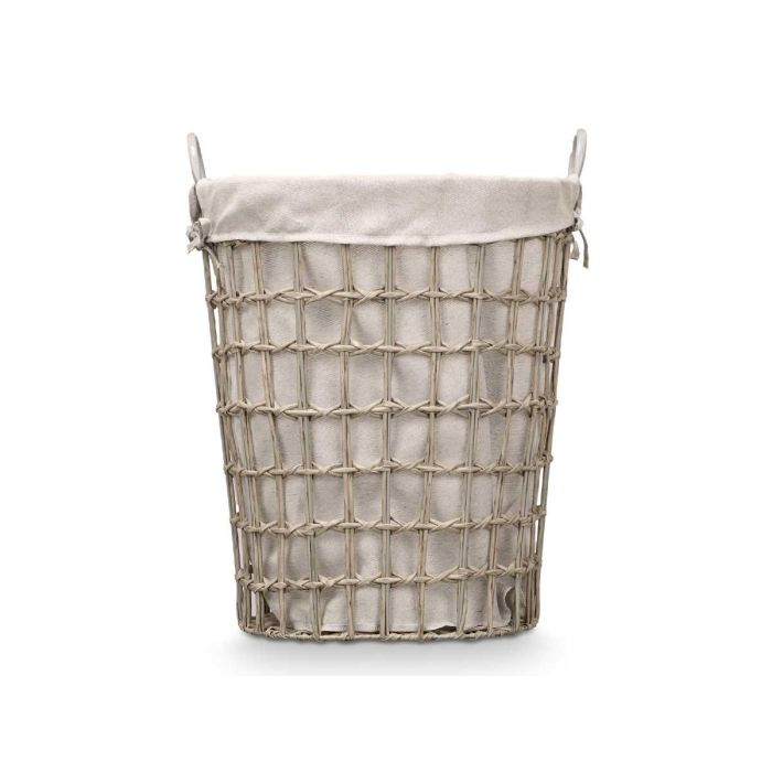 Cesto Ovalado Asas Gris Kipit 48X58CM (6 Unidades) 2 Cesto Ovalado Asas Gris Kipit 48X58CM (6 Unidades) 2