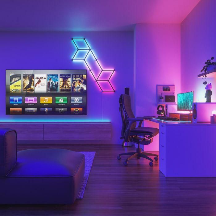 Nanoleaf Lines Skin Negro Mate 9 Piezas - Cubiertas Snap-On Ultra Ligeras para Personalizar Barras Luminosas 7 Nanoleaf Lines Skin Negro Mate 9 Piezas - Cubiertas Snap-On Ultra Ligeras para Personalizar Barras Luminosas 7