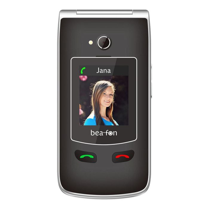Beafon SL645plus Negro y Plata - Telefono Movil con Tapa, IP54 Resistente, Bateria 1550 mAh, Radio FM, Pantalla 2.8", Camara 3 MP, 2G, Dual SIM 3