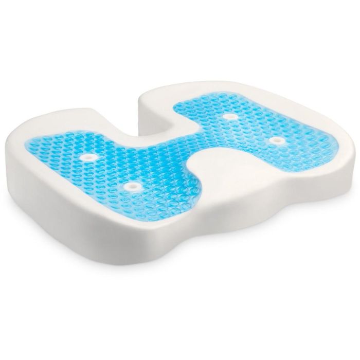 Kensington Cojín de Asiento Ergonómico con Gel Frío Negro para Confort y Postura Saludable 363x460x71 mm 4