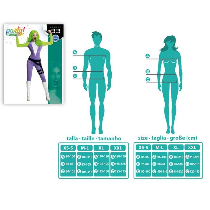 Disfraz Heroe Comic Verde Adulto XS-S 3 Disfraz Heroe Comic Verde Adulto XS-S 3