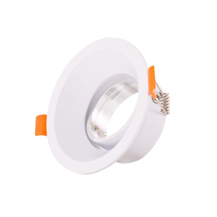 Aro Foco Downlight Circular GU10 Ø99Mm - Blanco 3 Aro Foco Downlight Circular GU10 Ø99Mm - Blanco 3