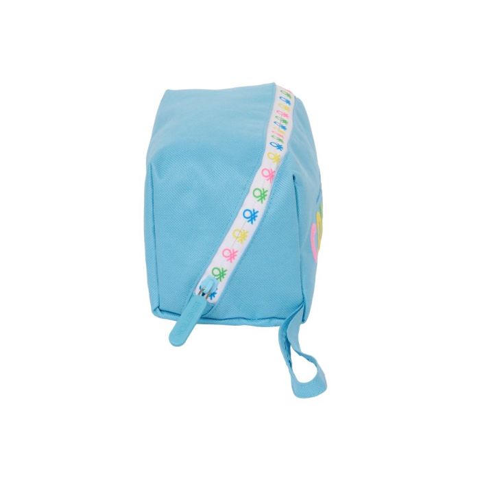 Estuche Escolar Benetton Spring Azul cielo 22 x 10 x 10 cm 2