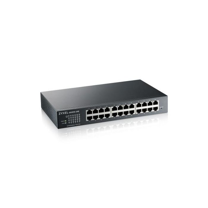 Zyxel GS1915-24E Switch Gestionado 24 Puertos Gigabit Ethernet, Sin Ventilador, Montaje en Rack, L2, 48 Gbit/s, GS1915-24E-EU0101F