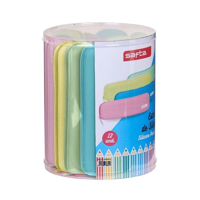 Safta Set De 12 Portatodos Estrechos Silicona Colores Surtidos 812089884