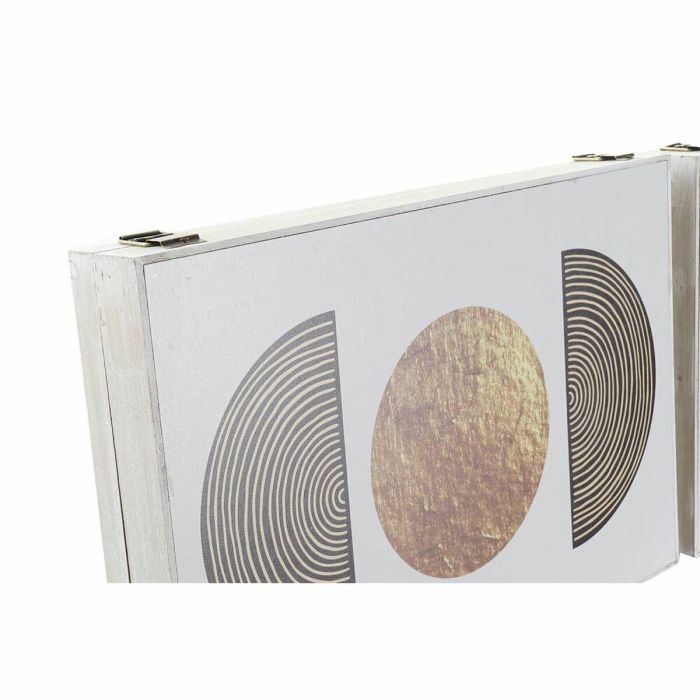 Caja Decorativa DKD Home Decor Negro Dorado Madera MDF (2 Unidades) 1