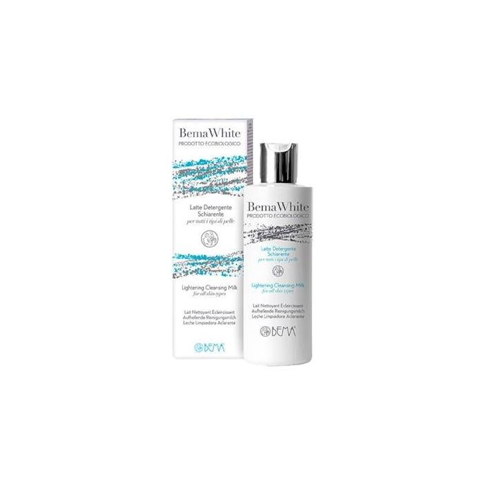 Bema Leche Limpiadora Aclarante Iluminante 200ml Bio para Piel Delicada con Granada y Uva Ursi