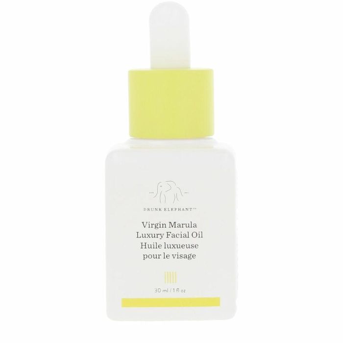 Drunk Elephant Virgin Marula Luxury Aceite Facial 30 ml – Antioxidante, Omega-6 y -9, Luminosidad, Firmeza y Antiarrugas