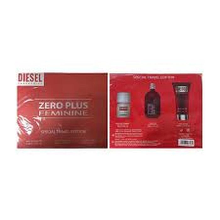 DIESEL Zero Plus Kit Regalo Hombre Eau de Toilette 75ml + 30ml Vaporizador y Crema Corporal Perfumada 100ml con Estuche DIESEL Zero Plus Kit Regalo Hombre Eau de Toilette 75ml + 30ml Vaporizador y Crema Corporal Perfumada 100ml con Estuche