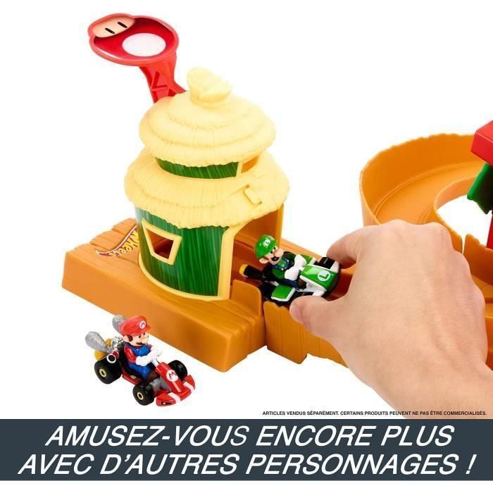 Hot Wheels - Mario Kart - Circuito de Jungle Kingdom - Vehículos - 5 años y + 5 Hot Wheels - Mario Kart - Circuito de Jungle Kingdom - Vehículos - 5 años y + 5