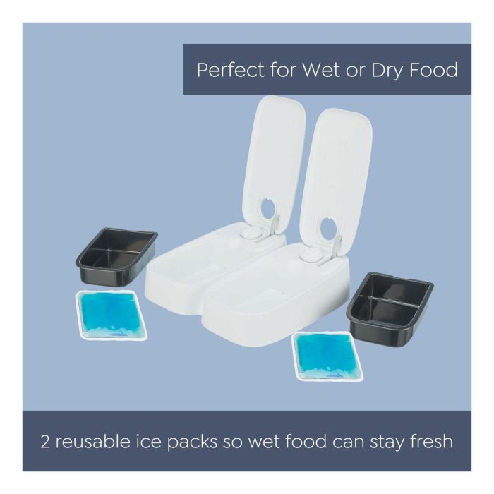 Comedero automático Trixie Blanco Negro Acrílico Plástico 27 Comedero automático Trixie Blanco Negro Acrílico Plástico 27