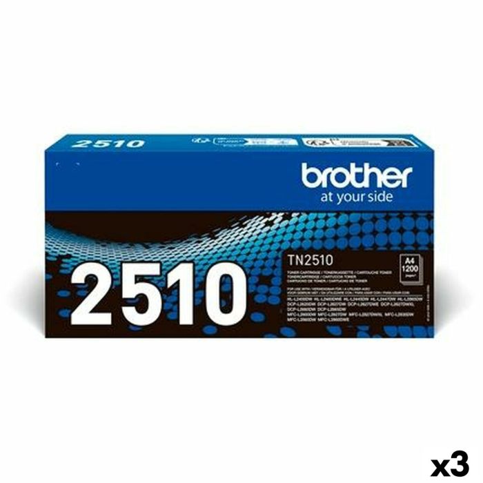 Tóner Original Brother HLL2400DW HLL2445DW DCPL2620DW DCPL2627DWXL DCPL26 Negro (3 Unidades) Tóner Original Brother HLL2400DW HLL2445DW DCPL2620DW DCPL2627DWXL DCPL26 Negro (3 Unidades)