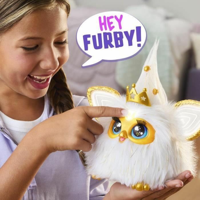 Hasbro Furby Golden Glow Peluche Interactivo Que Brilla En La Oscuridad Activado Por Voz Juguetes para Niños y Niñas a Partir de 6 Años HASG1938FA0 6