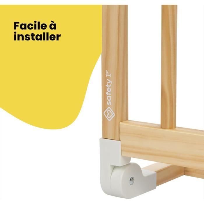 SAFETY 1ST, Barandilla de cama de madera natural, 110 cm compatible con camas de más de 160 cm, eco-responsable, 100% madera FSC 2 SAFETY 1ST, Barandilla de cama de madera natural, 110 cm compatible con camas de más de 160 cm, eco-responsable, 100% madera FSC 2