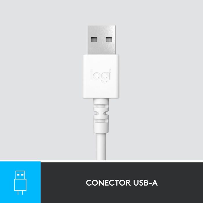 Auriculares Logitech H390 Blanco 5 Auriculares Logitech H390 Blanco 5
