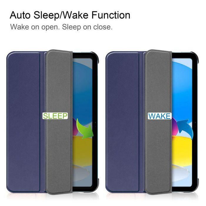 CoreParts Funda Rígida Tríptico para Apple iPad 10ª Gen 10.9" (2022) con Función Auto Encendido Azul 1