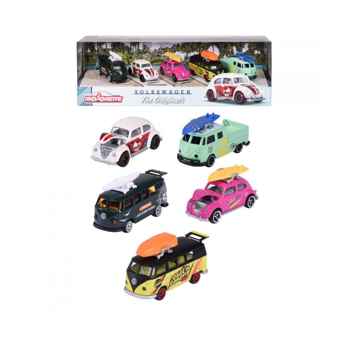 Majorette MAJ1688710511496 Set de 5 coches metálicos Volkswagen The Originals 1 Majorette MAJ1688710511496 Set de 5 coches metálicos Volkswagen The Originals 1