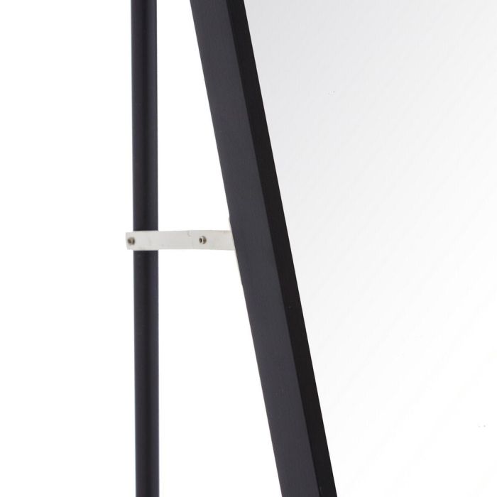 Espejo de pie Negro Aluminio Cristal 35 x 2,5 x 151 cm