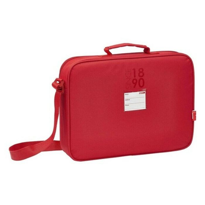 Cartera Escolar Sevilla Fútbol Club Rojo (38 x 28 x 6 cm) 1 Cartera Escolar Sevilla Fútbol Club Rojo (38 x 28 x 6 cm) 1