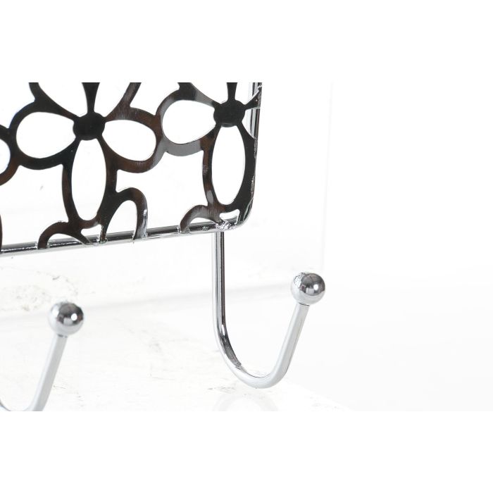DKD Home Decor Perchero Basicos Colección Margaritas Metal Plateado 32 x 10 x 19 cm 2 DKD Home Decor Perchero Basicos Colección Margaritas Metal Plateado 32 x 10 x 19 cm 2