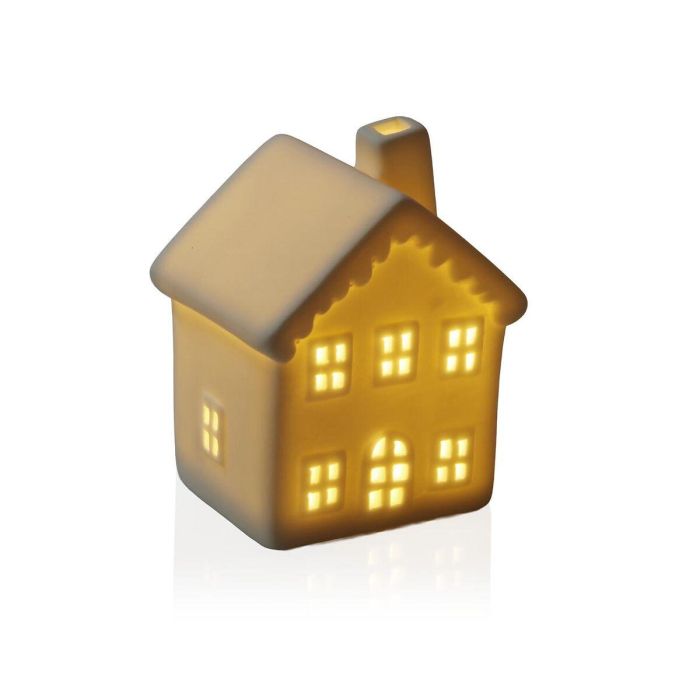 Figura Decorativa Versa Blanco Casa 5,8 X 8 X 6,7 CM Figura Decorativa 1 Figura Decorativa Versa Blanco Casa 5,8 X 8 X 6,7 CM Figura Decorativa 1