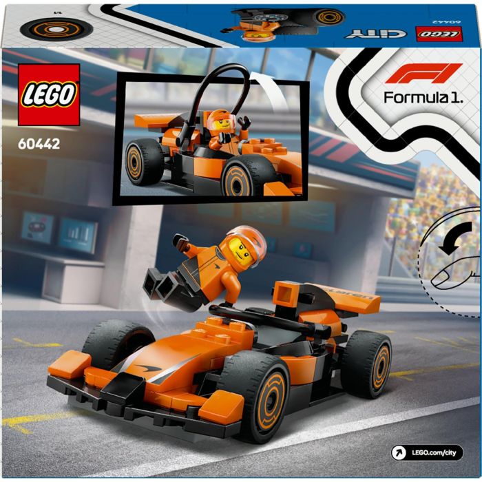 Lego City Juego de Construcción Coche McLaren Fórmula 1 con Piloto, para Niños 6+ Años 9 Lego City Juego de Construcción Coche McLaren Fórmula 1 con Piloto, para Niños 6+ Años 9