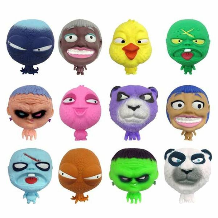 Figura splats head 11cm. perfectas para aliviar el estrés o simplemente disfrutar de estas cabezas elásticas y moldeables. - modelos surtidos 1