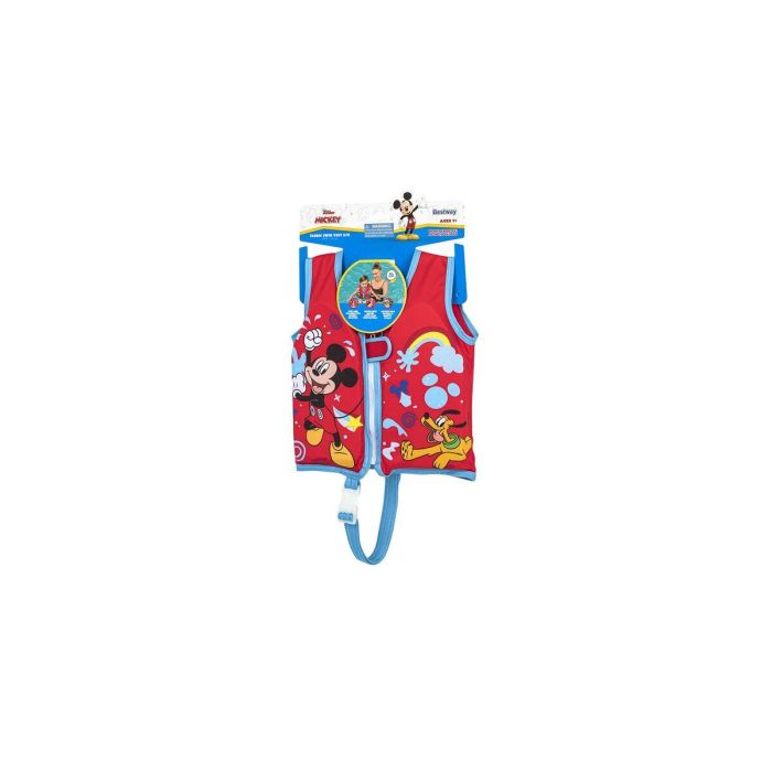 Bestway Chaleco Disney Mickey Mouse UPF 50+ 51 cm +1 a 3 Años Piscina y Playa 09101 10 Bestway Chaleco Disney Mickey Mouse UPF 50+ 51 cm +1 a 3 Años Piscina y Playa 09101 10