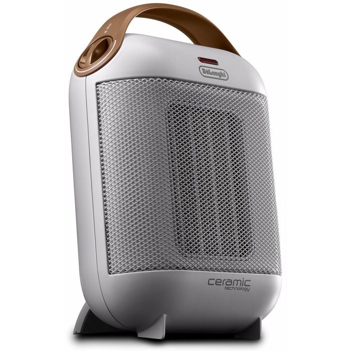 De'Longhi HFX30C18 Calentador Ventilador Cerámico Móvil 1800W, Termostato Ajustable, Ventilación Verano y Seguridad Antivuelco Blanco Marfil 1 De'Longhi HFX30C18 Calentador Ventilador Cerámico Móvil 1800W, Termostato Ajustable, Ventilación Verano y Seguridad Antivuelco Blanco Marfil 1