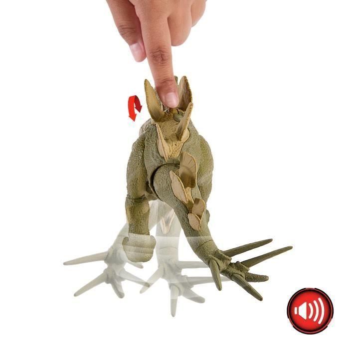 Mattel HTK69 Figura Dinosaurio Jurassic World Hesoerisaurus con Sonido 3