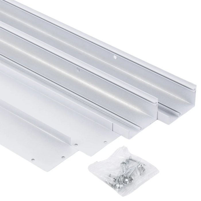 BX3 LIGHT Marco de Instalación en Superficie para Panel LED 1200x300 mm BX3-M-P-1200300 - Compatible con Techos de Pladur y Hormigón BX3 LIGHT Marco de Instalación en Superficie para Panel LED 1200x300 mm BX3-M-P-1200300 - Compatible con Techos de Pladur y Hormigón