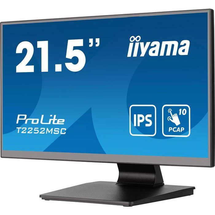 iiyama T2252MSC-B2 Monitor Táctil 21.5" IPS Full HD (1920x1080) 5ms HDMI DP USB Altavoces Negro 4