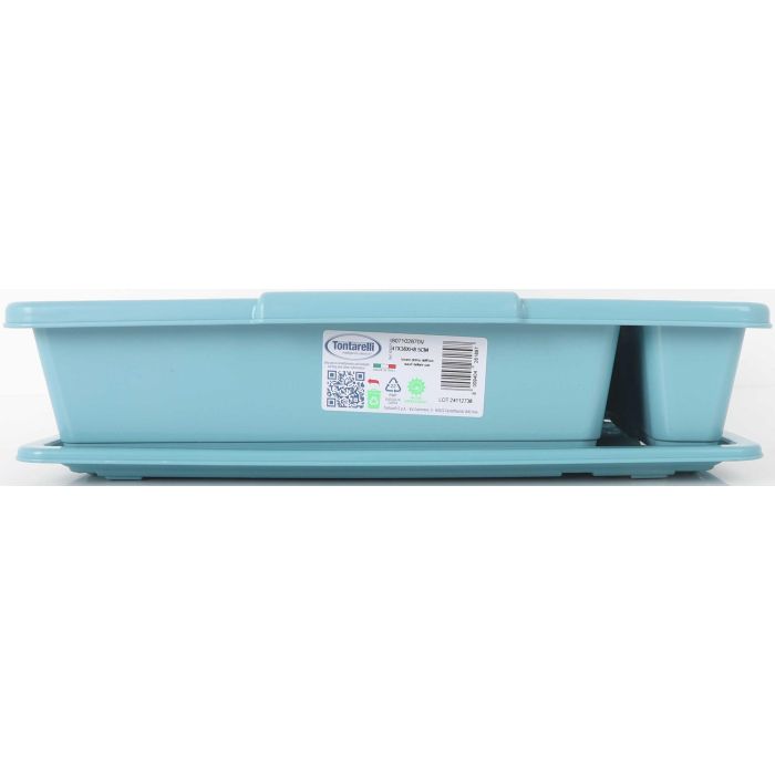 Escurreplatos con bandeja Scolap Azul Delfin 47x38 cm - Inde (12 Unidades) 1 Escurreplatos con bandeja Scolap Azul Delfin 47x38 cm - Inde (12 Unidades) 1