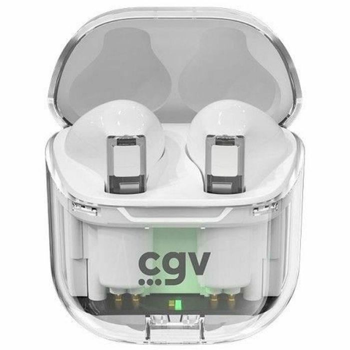 Auriculares inalámbricos Bluetooth - CGV - URBAN GHOST (Blanco) - Batería de 30h - Control táctil - TWS 3 Auriculares inalámbricos Bluetooth - CGV - URBAN GHOST (Blanco) - Batería de 30h - Control táctil - TWS 3