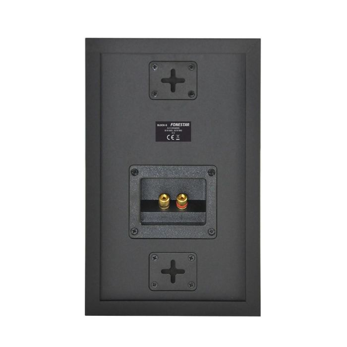Fonestar Altavoces Fonestar Block - 5 Hi - Fi 5 Pulgadas 90, Pareja de Altavoces Hi-Fi Compactos de 90W, Madera MDF, Bass-Reflex, Negro
