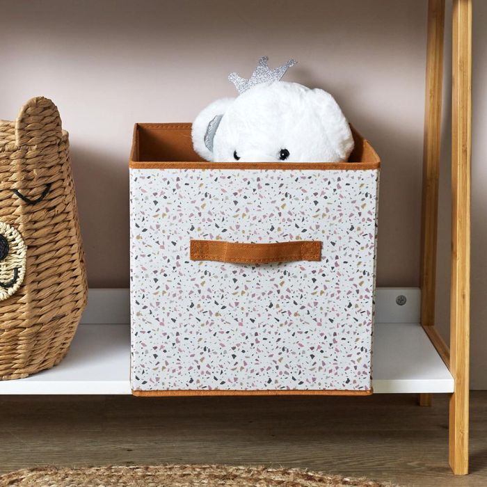 Home Deco Kids Cesta Orden Ocre Kidsroom 30x30 cm 3