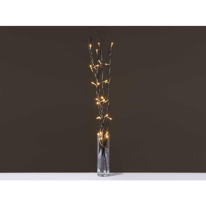 Ramillete Varas Negro 30 Leds 90 cm - Giftdecor (12 Unidades) 2 Ramillete Varas Negro 30 Leds 90 cm - Giftdecor (12 Unidades) 2