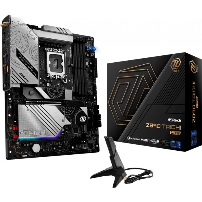 ASRock Placa Base Z890 TAICHI LITE Intel 1851 90-MXBPQ0-A0UAYZ, 4 DDR5 256GB, Wi-Fi 7, ATX