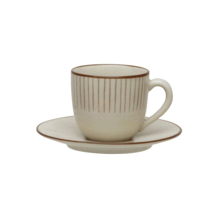 Taza Café Con Plato 120 Ml Avet (6 Unidades) Taza Café Con Plato 120 Ml Avet (6 Unidades)