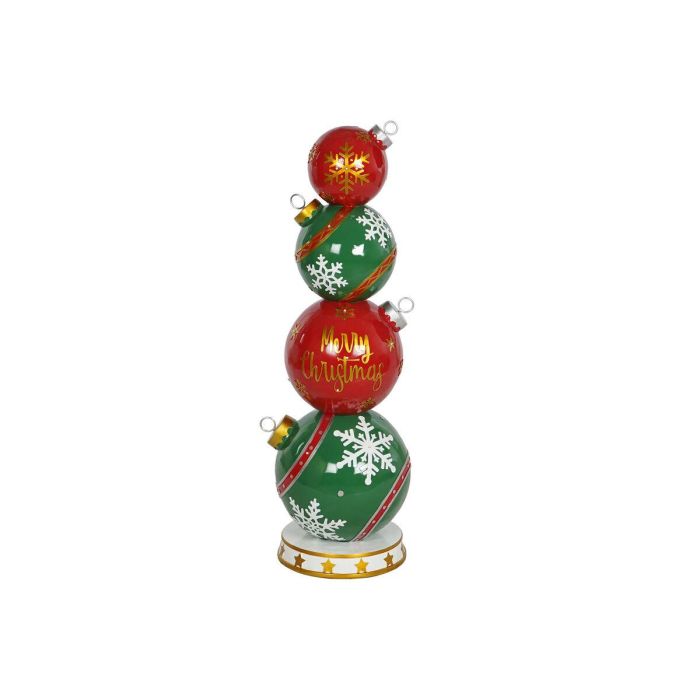 Figura Navidad Tradicional DKD Home Decor Rojo Verde 35 x 108.5 x 35 cm 1